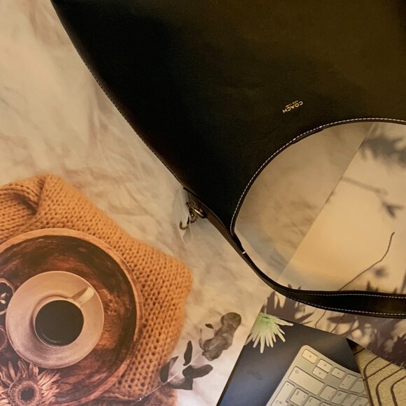 Brooklyn 28 small Leather Coach Bag🥥 - Picture 4 of 6